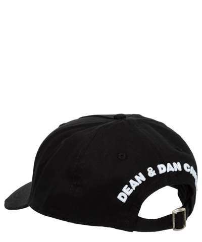 Shop Dsquared2 Cotton Hat In Black