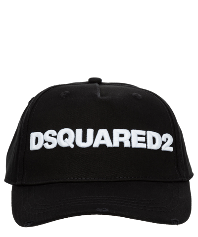 Shop Dsquared2 Cotton Hat In Black