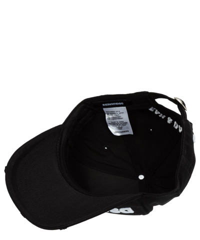 Shop Dsquared2 Cotton Hat In Black