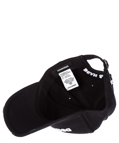 Shop Dsquared2 Cotton Hat In Black