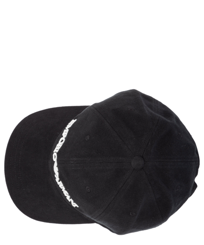 Shop Emporio Armani Cotton Baseball Cap In Black