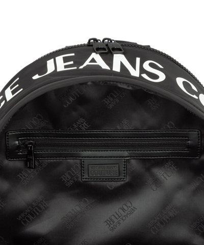 Shop Versace Jeans Couture Backpack In Black