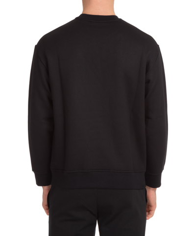 Shop Emporio Armani Cotton Sweatshirt In Black