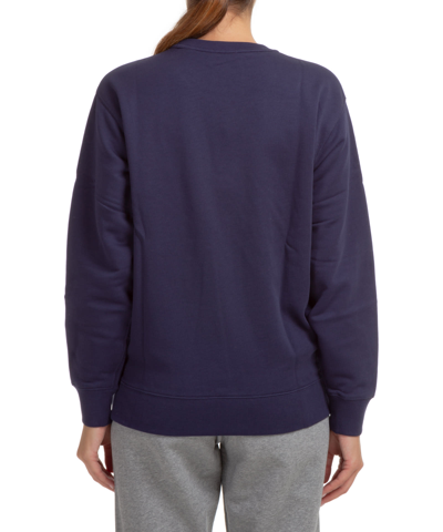 Shop Kenzo Tiger Crest Cotton Sweatshirt In Blue