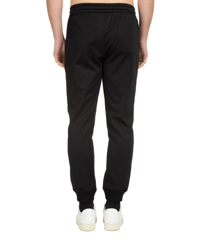 Shop Valentino Cotton Sweatpants In Black