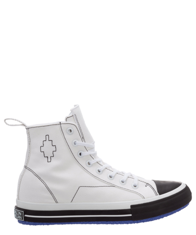 Shop Marcelo Burlon County Of Milan Cross Cotton High-top Sneakers In White