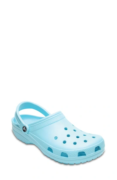 Shop Crocs Classic Clog In Ice Blue