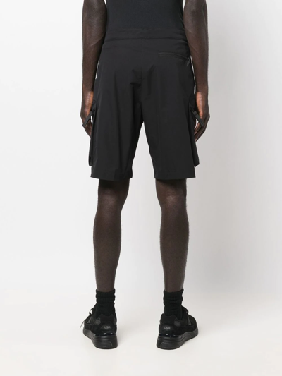 Shop Carhartt Straight-leg Tailored Shorts In Black