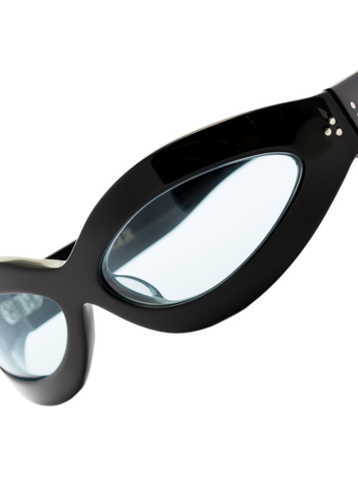 Shop Port Tanger Summa Oval-frame Sunglasses In Black