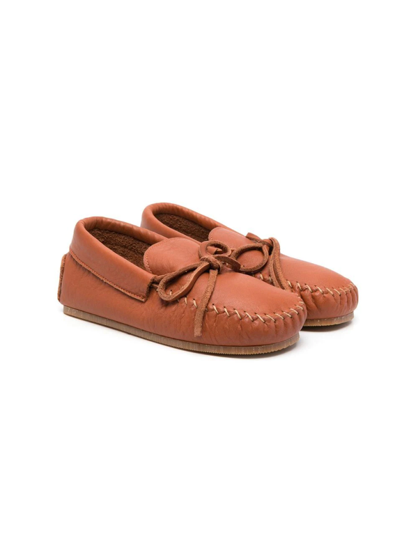 bow-detail driving loafers