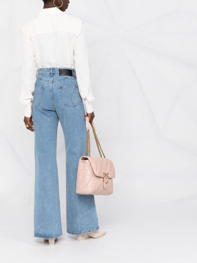 Pinko Button-fastening Long-sleeve Shirt In Pink