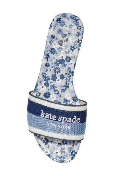 Shop Kate Spade Meadow Slide Sandal In Blazer Blue/ Blue Glow