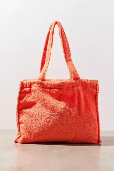 Shop Levi's Terrycloth Tote Bag In Pink