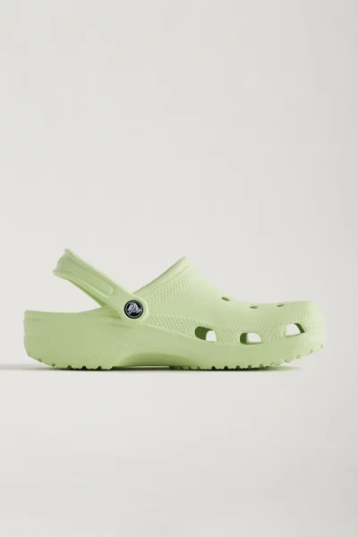 Shop Crocs Croslite Classic Clog In Light Green