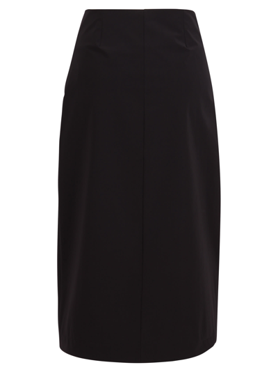 Shop Nina Ricci Asymmetrical Skirt In Black