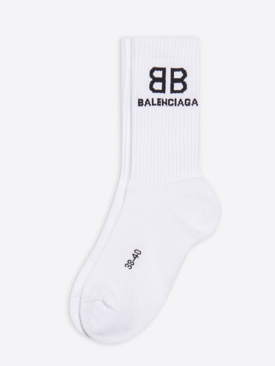 Shop Balenciaga Calze Tennis Clothing In White
