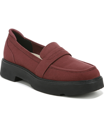 Shop Dr. Scholl's Women's Vibrant Slip-ons In Rich Red Microfiber
