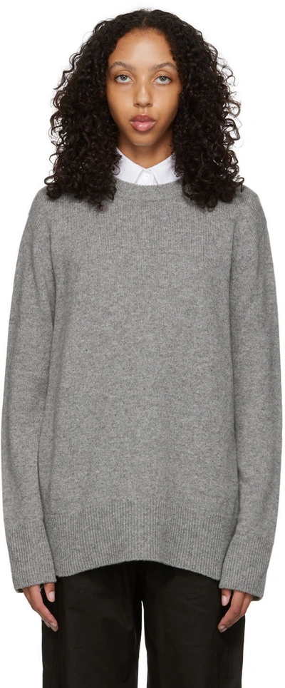 Shop The Row Gray Sibem Sweater In Gym Grey