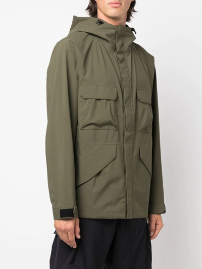 Woolrich Mountain Two-layers Hooded Jacket In Green | ModeSens