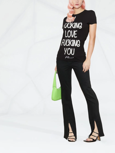Philipp Plein T-shirt Sexy Pure With Crystals In Black