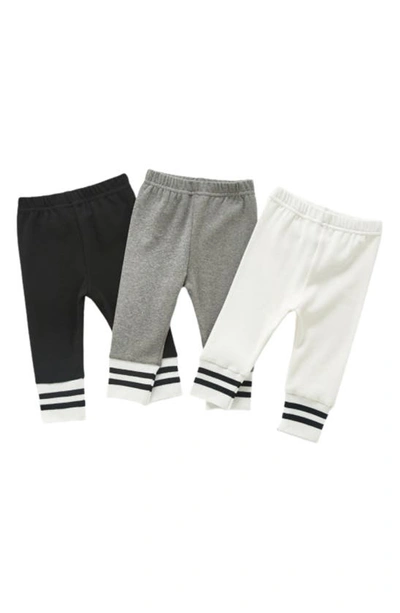 Shop Ashmi And Co Ollie Stripe Cotton Pants In Black