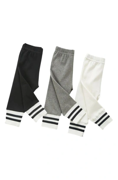 Shop Ashmi And Co Ashmi & Co. Ollie Stripe Cotton Pants In Black