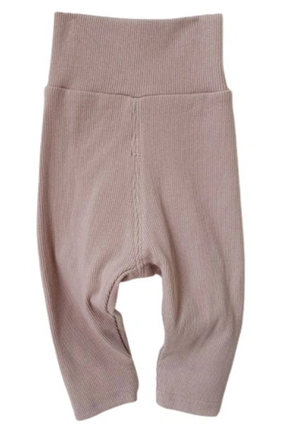 Ashmi And Co Ayo Rib Cotton Pants In Pink