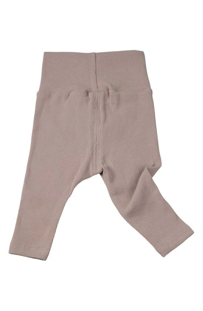 Shop Ashmi And Co Ayo Rib Cotton Pants In Pink