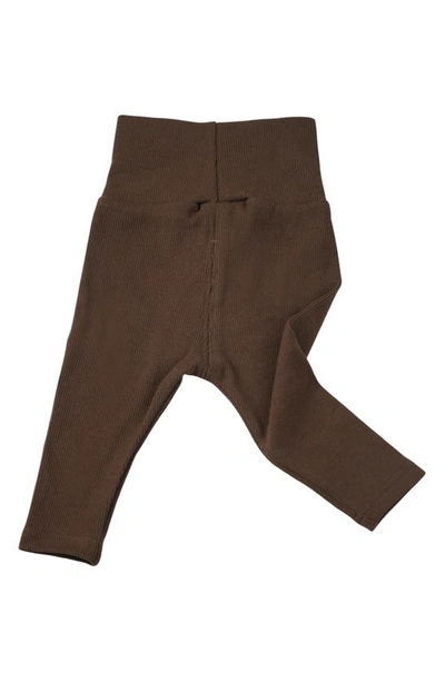 Shop Ashmi And Co Ayo Rib Cotton Pants In Brown