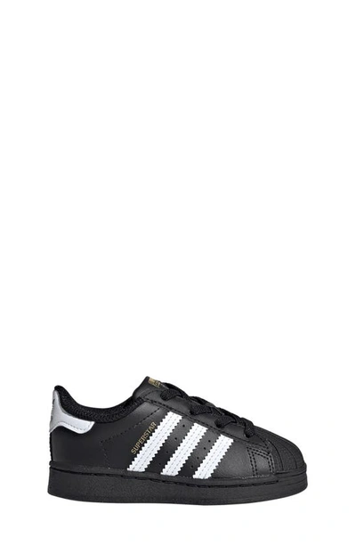 Shop Adidas Originals Kids' Superstar Sneaker In Black/ White/ Black