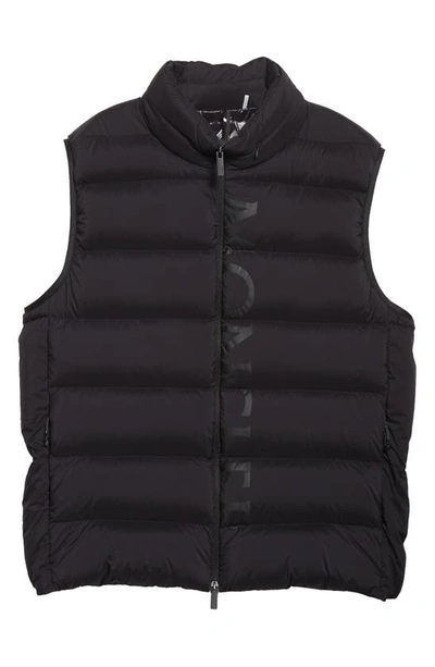 Shop Moncler Amak Down Puffer Vest In Black
