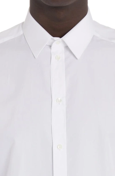 Shop Dolce & Gabbana Cotton Button-up Shirt In Optical White