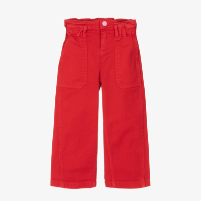 Shop Marc Jacobs Girls Red Wide Leg Jeans