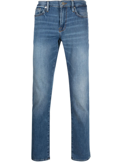 Shop Frame L'homme Slim-cut Jeans In Blue