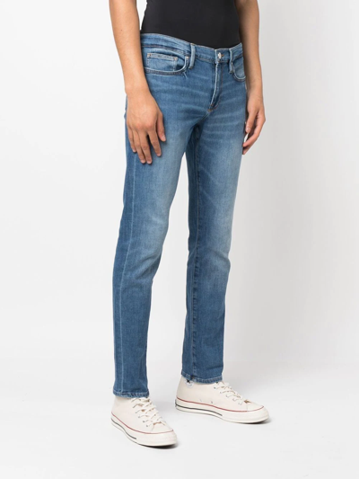 Frame L'homme Slim Fit Jeans In Porto In Blue