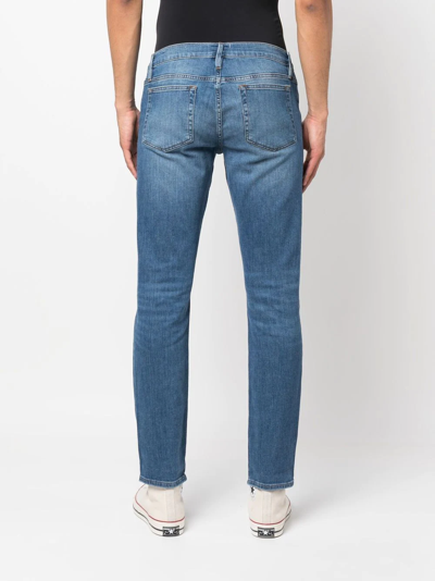 Shop Frame L'homme Slim-cut Jeans In Blue