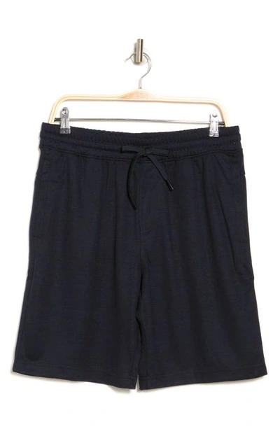 Shop 90 Degree By Reflex Zip Pocket Knit Shorts In Navy