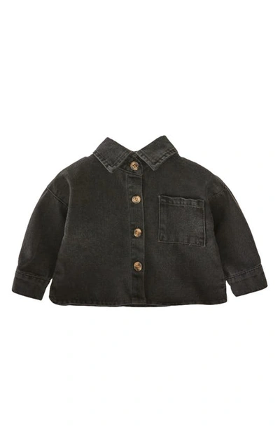 Shop Ashmi And Co Brooklyn Denim Jacket In Black
