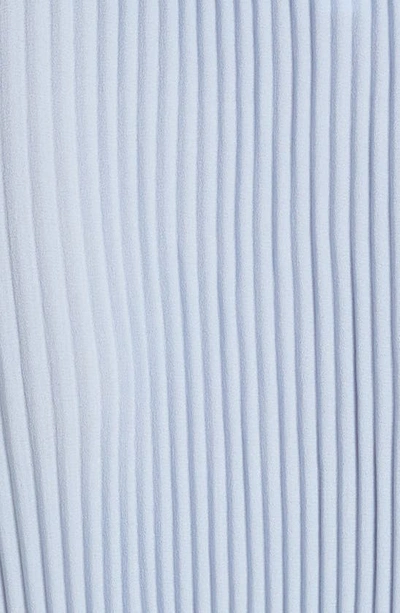 Shop Milly Elle Pleated A-line Dress In Sky