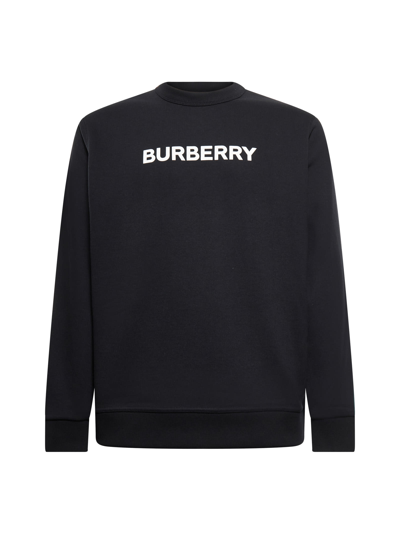 Shop Burberry Fleece In Black