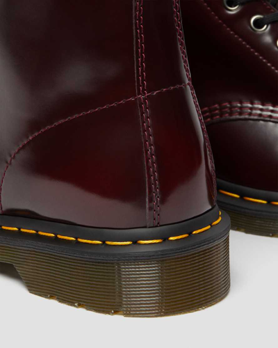 Dr. Martens' Red Vegan 1460 Lace-up Boots In Rot