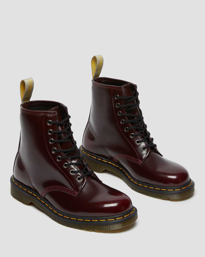 Shop Dr. Martens' Leder Vegan 1460 Oxford Brush In Rot