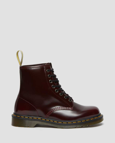 Dr. Martens' Red Vegan 1460 Lace-up Boots In Rot
