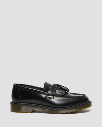 Shop Dr. Martens' Adrian Smooth Leather Tassel Loafers In Black