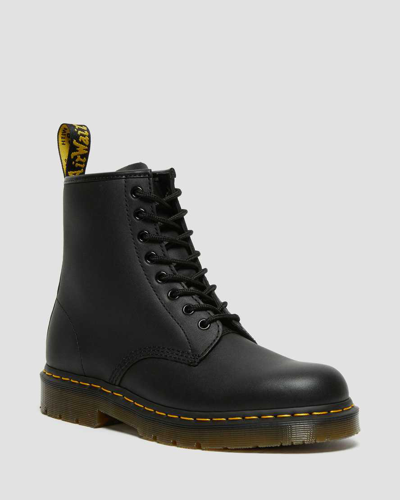 Shop Dr. Martens' 1460 Slip Resistant Leather Lace Up Boots In Black