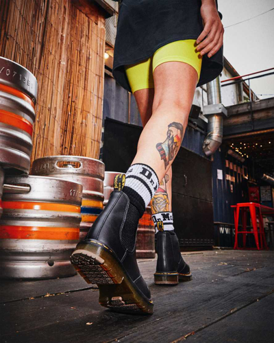 Dr. Martens' 2976 Slip Resistant Leather Chelsea Boots In Black