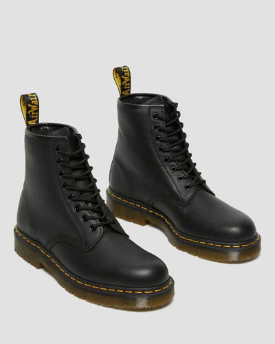 Shop Dr. Martens' 1460 Slip Resistant Leather Lace Up Boots In Black