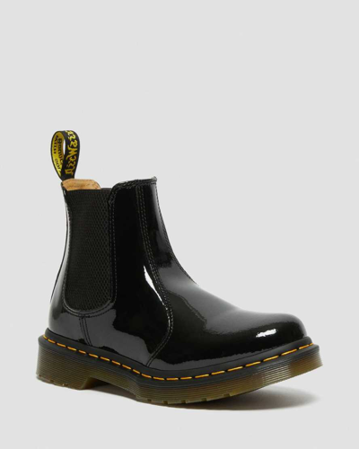 Shop Dr. Martens' 2976 Women's Patent Leather Chelsea Boots In Schwarz