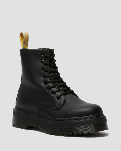 Shop Dr. Martens' Vegan Jadon Ii Mono Plateau Stiefel In Schwarz