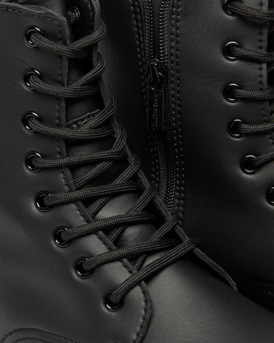 Shop Dr. Martens' Vegan Jadon Ii Boot Mono Platforms In Schwarz